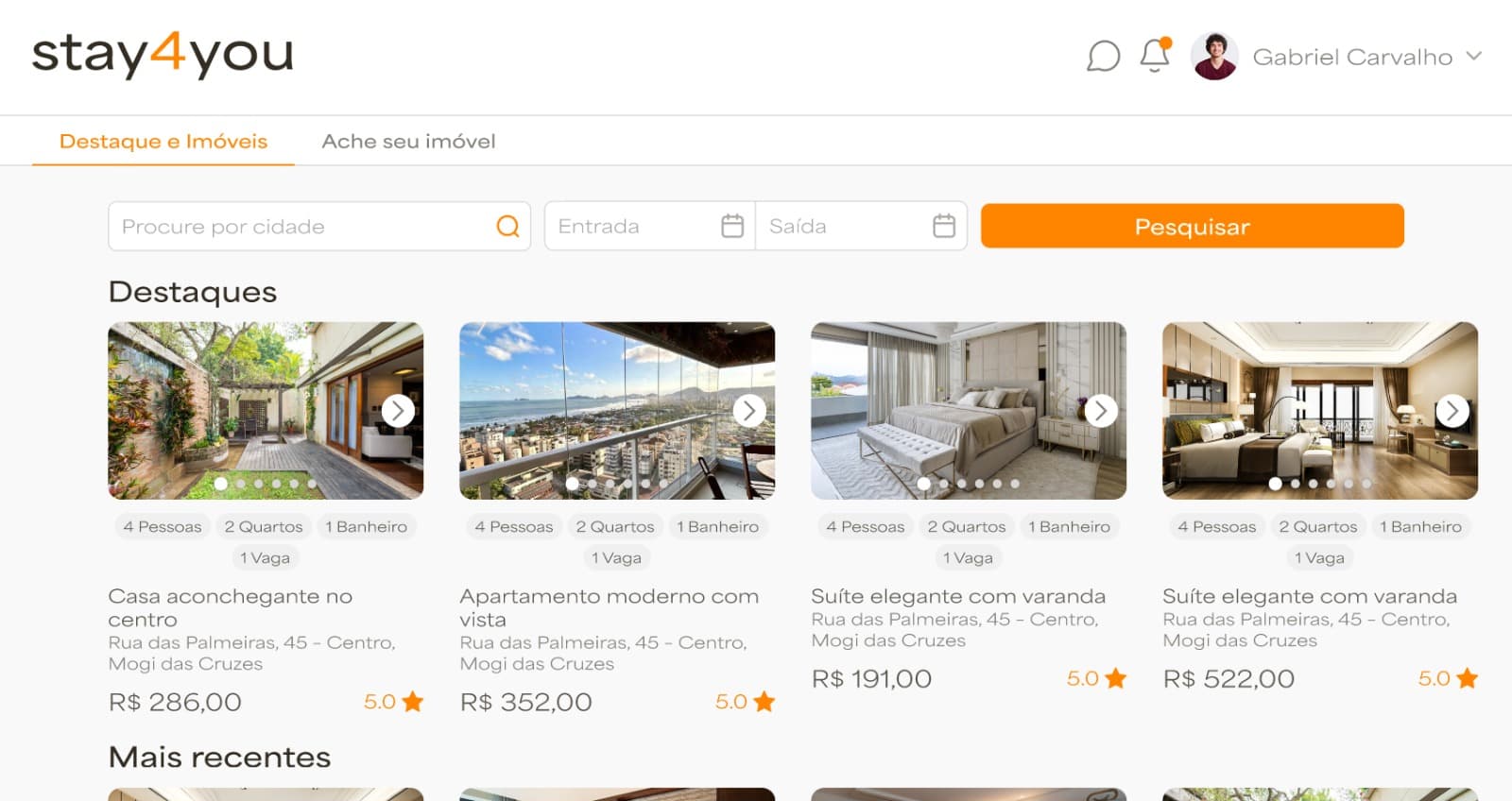 Stay4You Web Platform 12